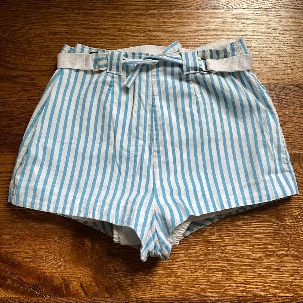 1950s candy striped shorts